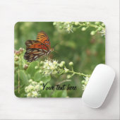 Muismat Gepersonaliseerde Oranje vlinder (Met muis)