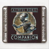 Muismat "getrouwe robobot Companion" (Voorkant)