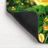 Muismat geverfde klimmende gele rozen (Hoek)