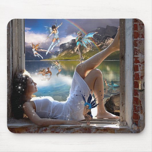 Muismat Girl en Fairies (Voorkant)