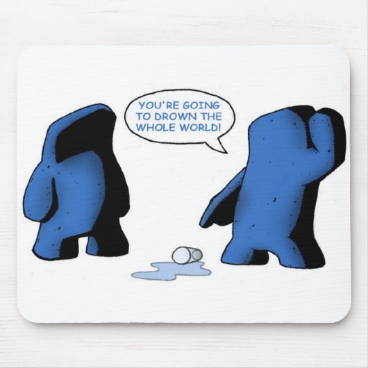 Muismat glas uit water (Voorkant)