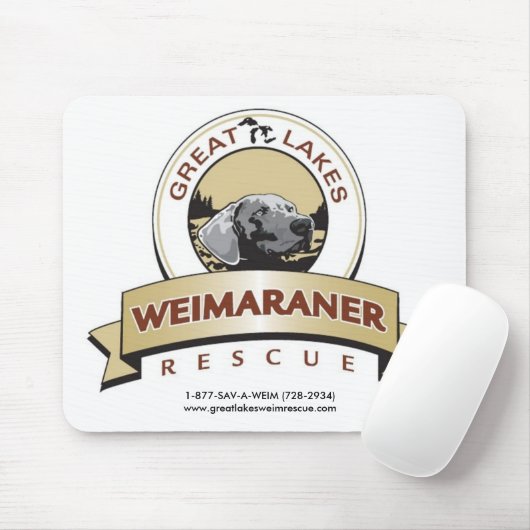 Muismat GLWR-Logo (Met muis)