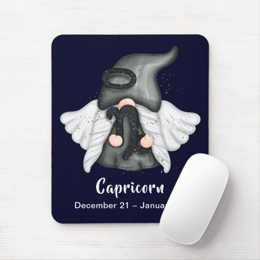 Muismat Gnome Capricorn Astrology Sign Angel (Met muis)