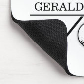 Muismat Golf Design Monogram Sjabloon (Hoek)