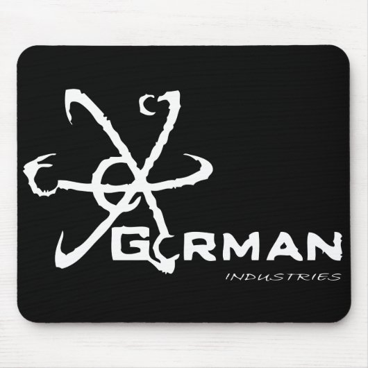 Muismat Gorman Industries Black (Voorkant)