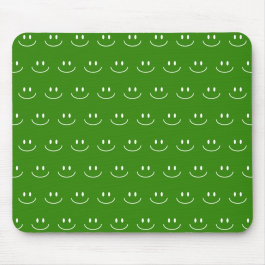 Muismat Groene Smile Pattern (Voorkant)