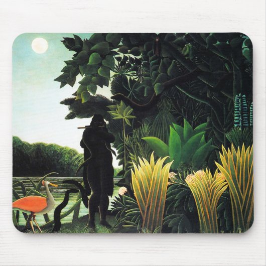 Muismat Henri Rousseau Snake Charmer (Voorkant)