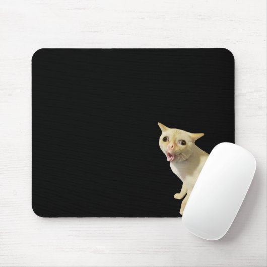 Muismat hoesten van kattemem (Met muis)