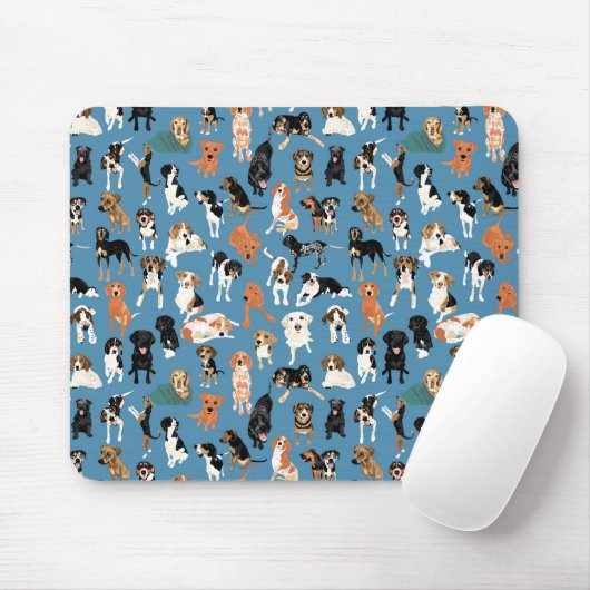 Muismat Hond District (Met muis)