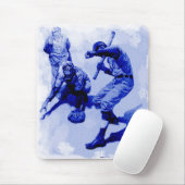 Muismat  honkbalspelers (Met muis)