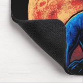 Muismat Howling Wolf en Blood Moon (Hoek)