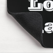 Muismat I Love Black (Hoek)