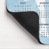 Muismat ijsschaatser ontwerp 2025 kalender (Hoek)