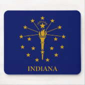 MUISMAT INDIANA State Flag Customize Text (Voorkant)