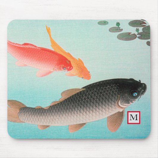 MUISMAT JAPANESE CARP SWIMMING PRINT (Voorkant)