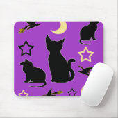 Muismat katten en heks Pet (Met muis)