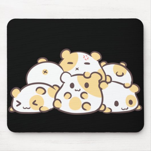 Muismat Kawaii Hamster Pile (Voorkant)
