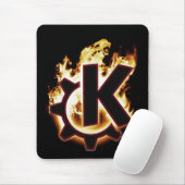 Muismat KDE Linux-pictogram branden (Met muis)