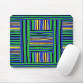 Muismat Kente Stripes (Met muis)