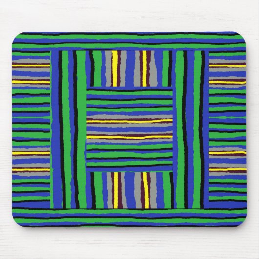 Muismat Kente Stripes (Voorkant)
