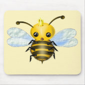 Muismat kleine koningin bij - aangepaste kleuren (Voorkant)