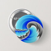 Muismat komt omhoog ronde button 5,7 cm (Voorkant /achterkant)
