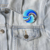 Muismat komt omhoog ronde button 5,7 cm (In situ)