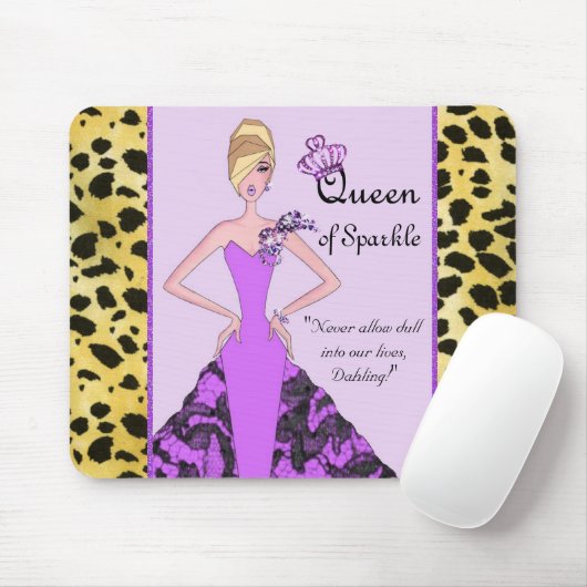 Muismat "Koningin der Sparkle" (Met muis)