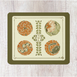 Muismat kunstdecodesign lefpatroon