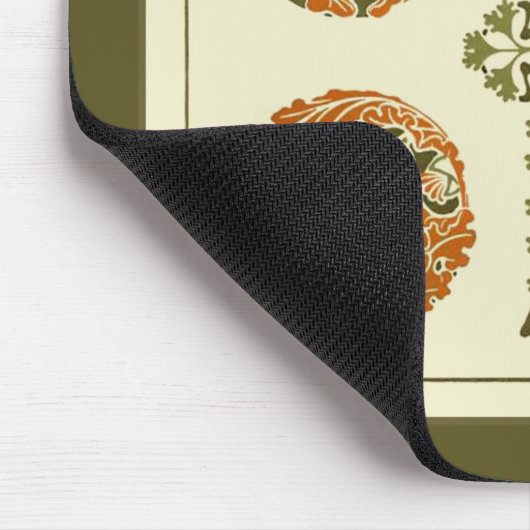 Muismat kunstdecodesign lefpatroon (Hoek)