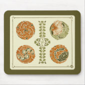 Muismat kunstdecodesign lefpatroon (Voorkant)