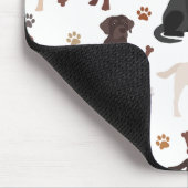 Muismat labrador Retriever Paws en Botten (Hoek)