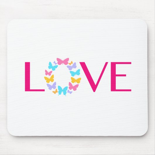 Muismat Liefde en Butterflies (Voorkant)
