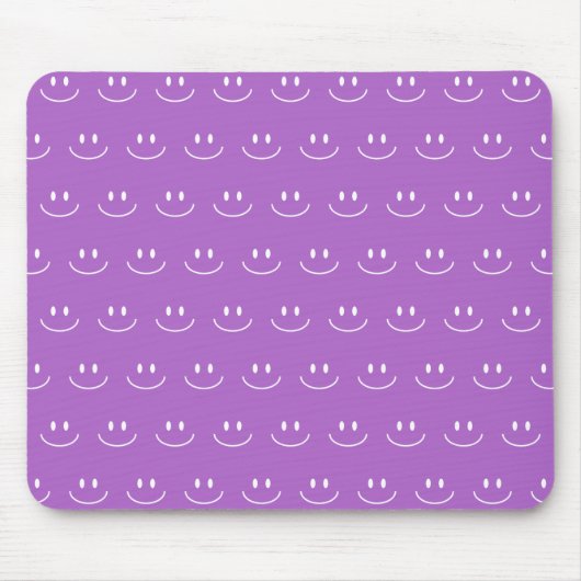 Muismat lila Smile Pattern (Voorkant)