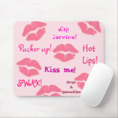 Muismat "Lip Service" (Met muis)