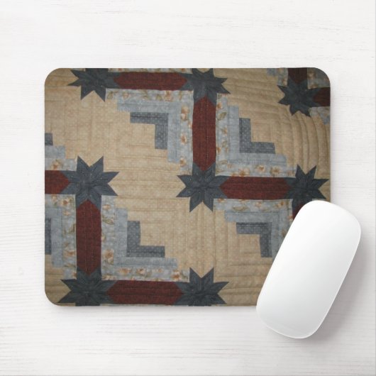 Muismat Logcabine (Met muis)