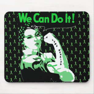 Muismat Lymeziekte bewustzijn "We Can Do It"