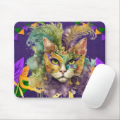 Muismat Mardi Gras Cat (Met muis)