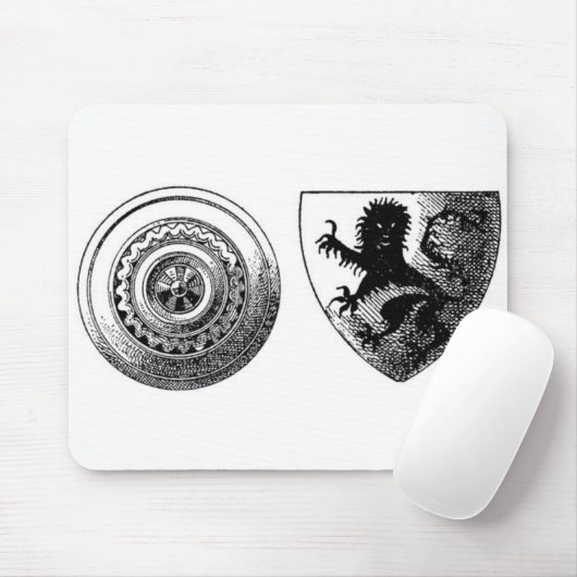 Muismat Medieval Shields (Met muis)