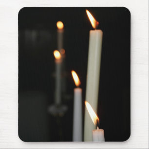 Muismat met 3 kaarsen