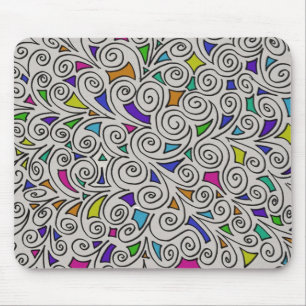Muismat met abstract design