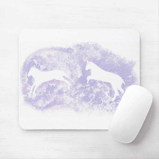 Muismat met Abstract paardenontwerp (Met muis)