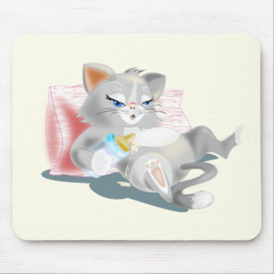 Muismat met Baby Kitten