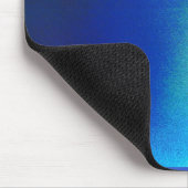 Muismat met blauw en Turquoise Design (Hoek)