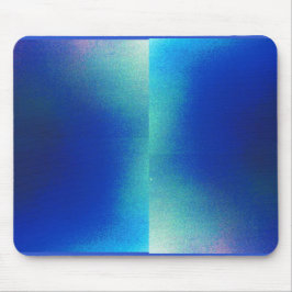 Muismat met blauw en Turquoise Design