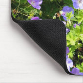 muismat met blauwe bloemen (Hoek)