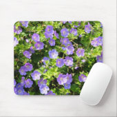 muismat met blauwe bloemen (Met muis)