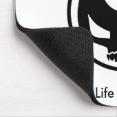 Muismat met CC-Logo en -slogan (Hoek)