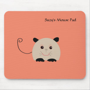Muismat met Cute Illustrated Mouse