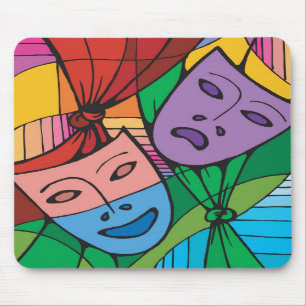 Muismat met de bioscoopmaskers